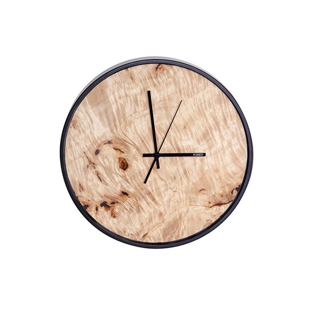 FORREST - Wood Clock木头时钟 - 时钟/闹钟 - 其他材质 黑色