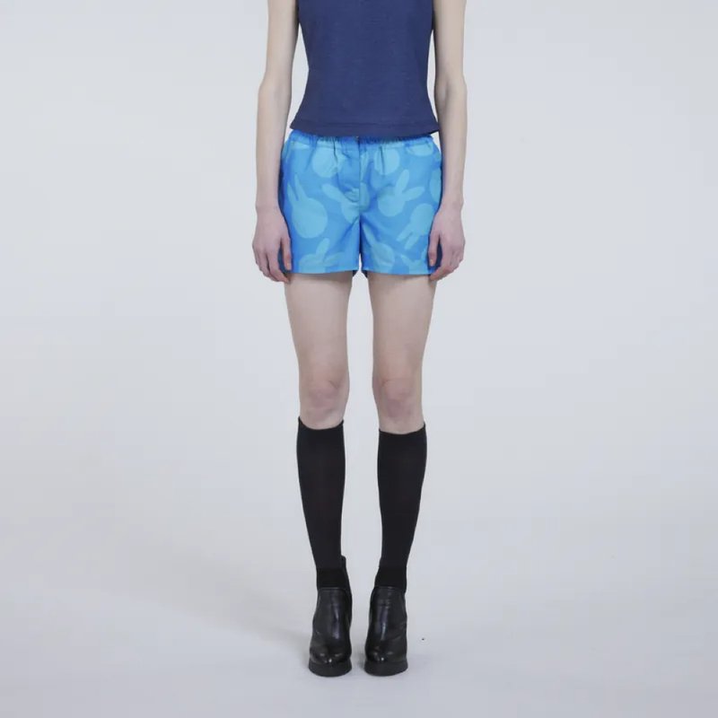 姚瑞中联名兔兔短裤 - 女装短裤 - 棉．麻 