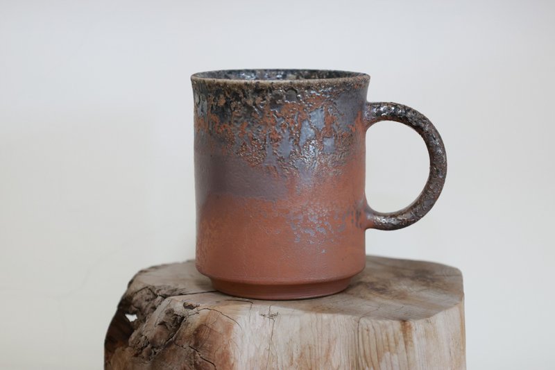 柴烧300cc马克杯/咖啡杯 - 咖啡杯/马克杯 - 陶 