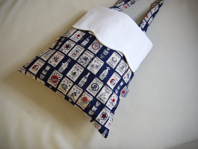 【夏之富士山】手提包 肩背包 侧背包 印花棉布 - 手提包/手提袋 - 棉．麻 