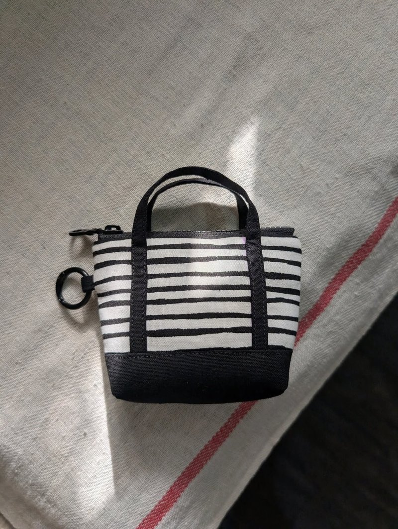 小托特零钱包 - 零钱包 - 棉．麻 