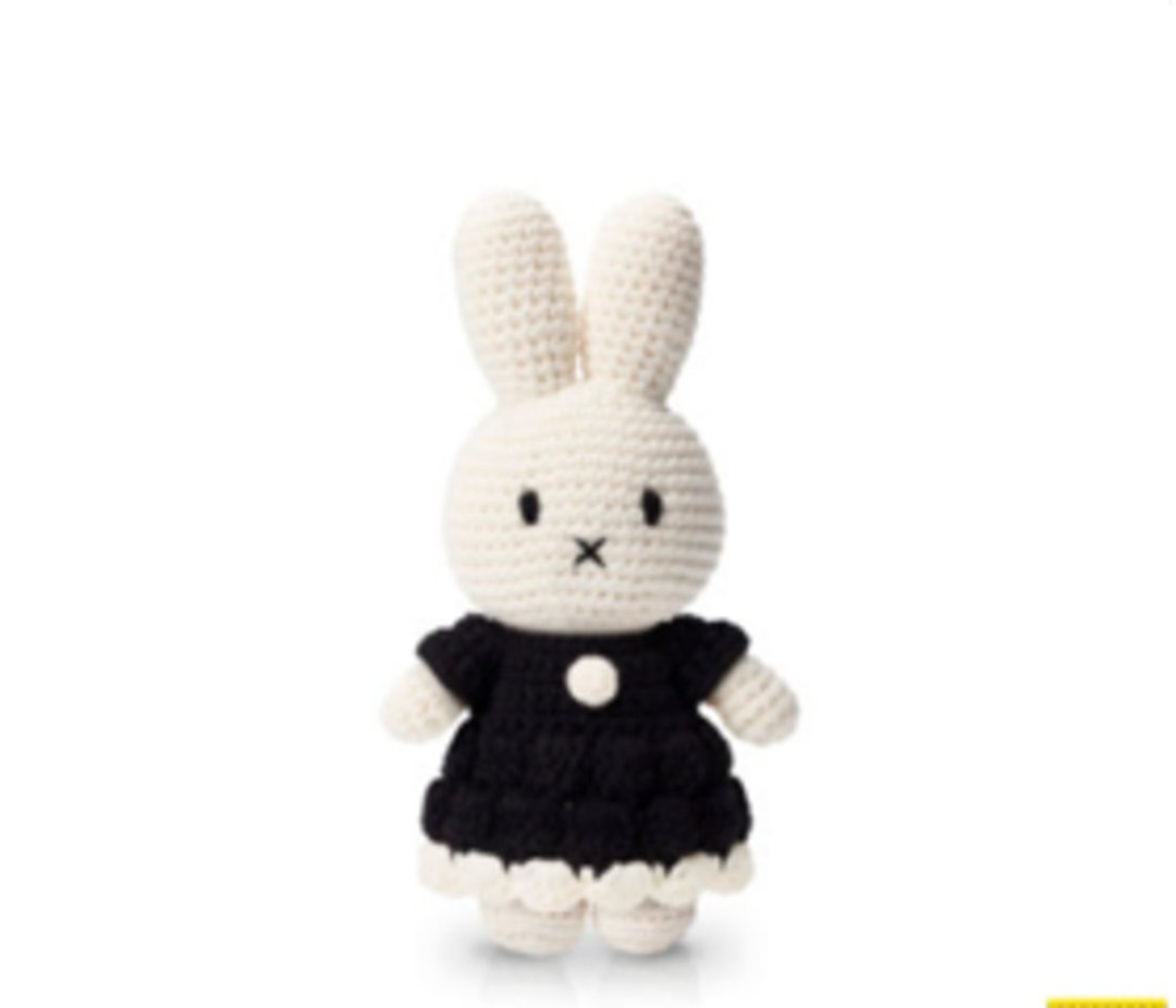 Miffy 米飞儿手工制黑色裙 - 玩具/玩偶 - 棉 多色