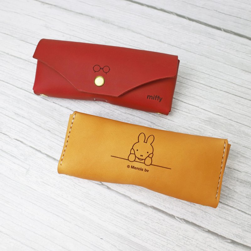 【70 Years of Miffy】米菲兔联名－真皮眼镜盒 Glasses Case - 眼镜/眼镜框 - 真皮 多色