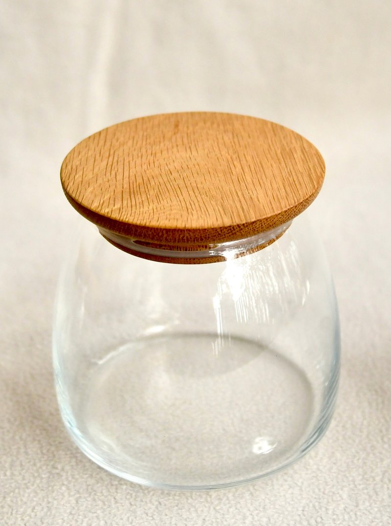 iwood木盖玻璃罐-中(750ml) - 收纳用品 - 玻璃 