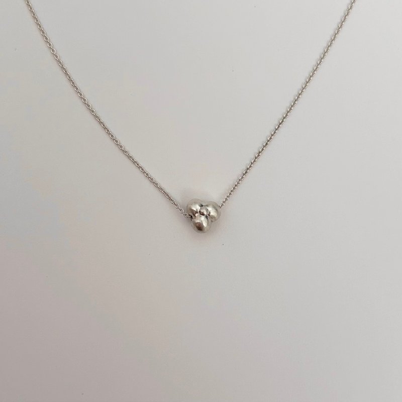花朵 925纯银 手工项链 - 项链 - 纯银 