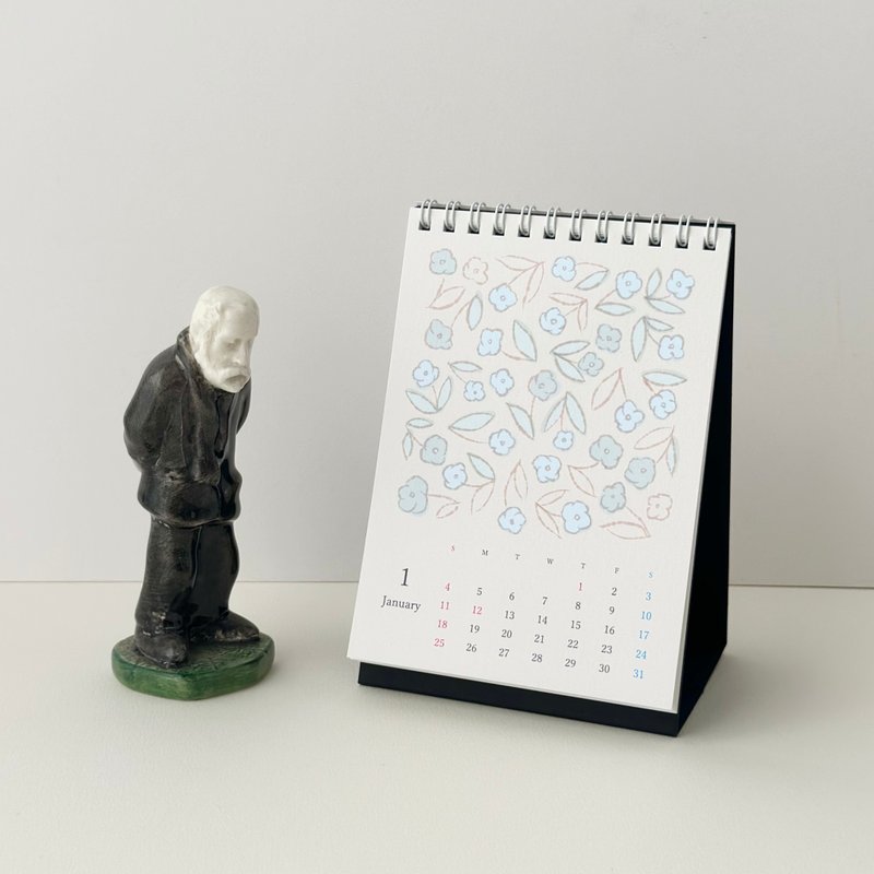 admi 月历 2026 A6 桌历尺寸 - 年历/台历 - 纸 多色