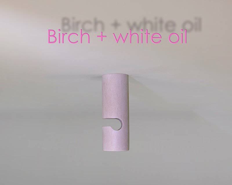 用于吊坠的绳索天花板和墙壁挂钩。吊灯照明 - 墙贴/壁贴 - 木头 