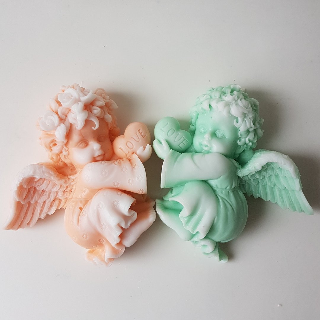 爱情天使对偶  精油手工皂 采用天然精油 - 肥皂/手工皂 - 其他材质 多色