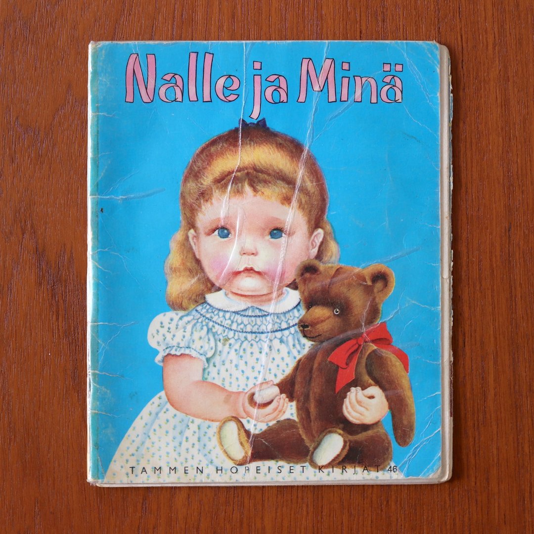 芬兰文二手绘本Nalle ja minä_ 泰迪熊和我 - 刊物/书籍 - 纸 蓝色