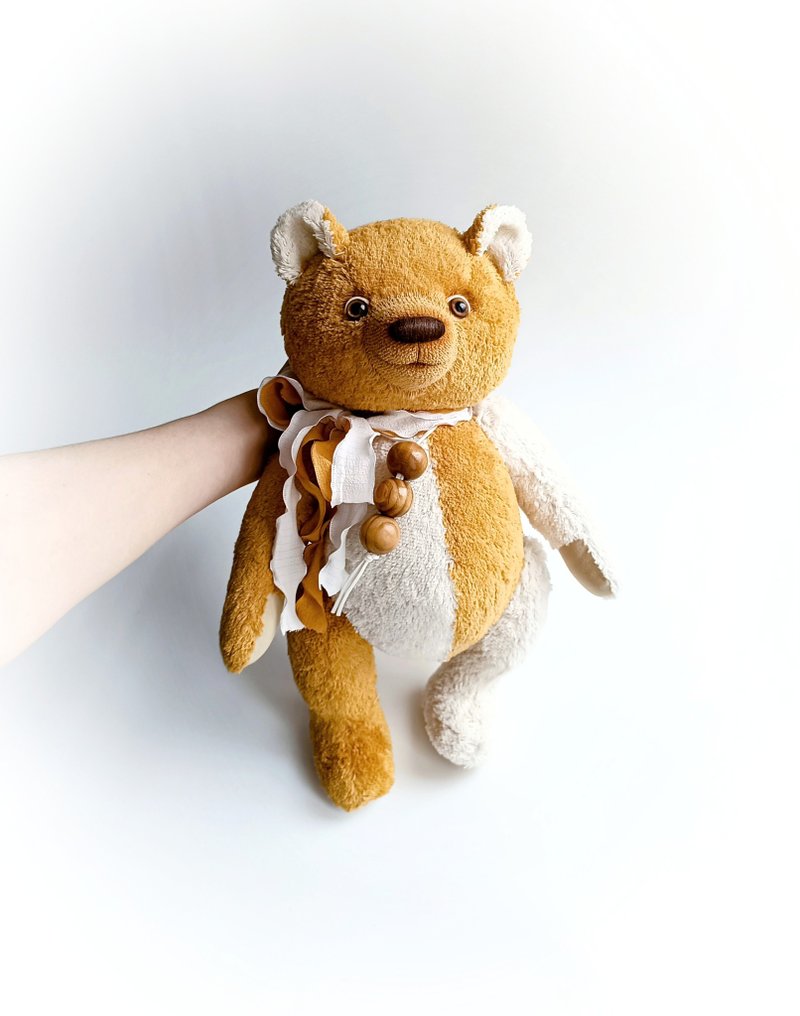 白色大熊 - 玩偶/公仔 - 其他金属 橘色