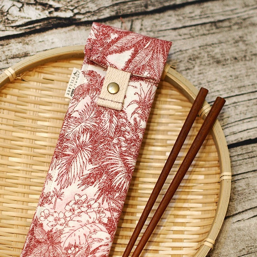 小牛村 Calf Village 筷袋 环保筷 餐具组 手绘风 {筷活人生-随心假期} - 筷子/筷架 - 其他材质 白色