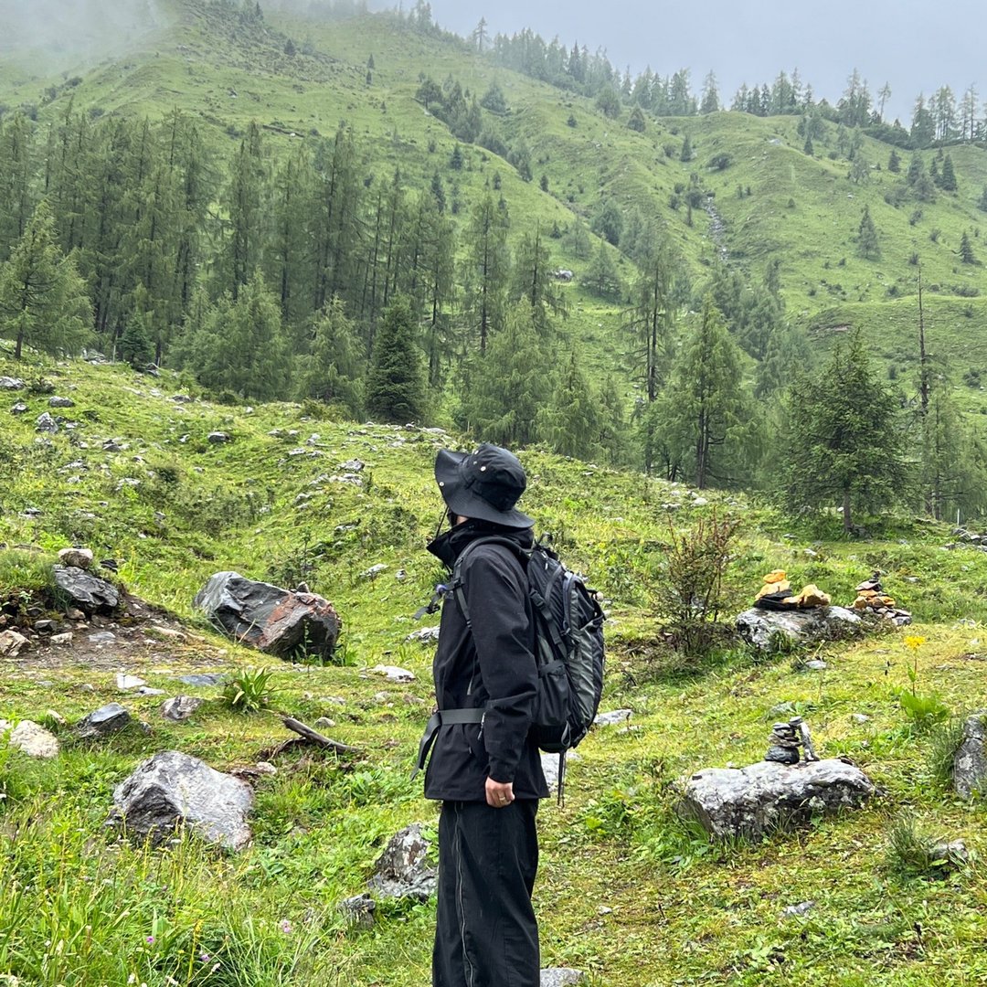 【登山必备】探险防风防晒 登山户外遮阳帽定制 送朋友礼物 - 帽子 - 棉．麻 黑色