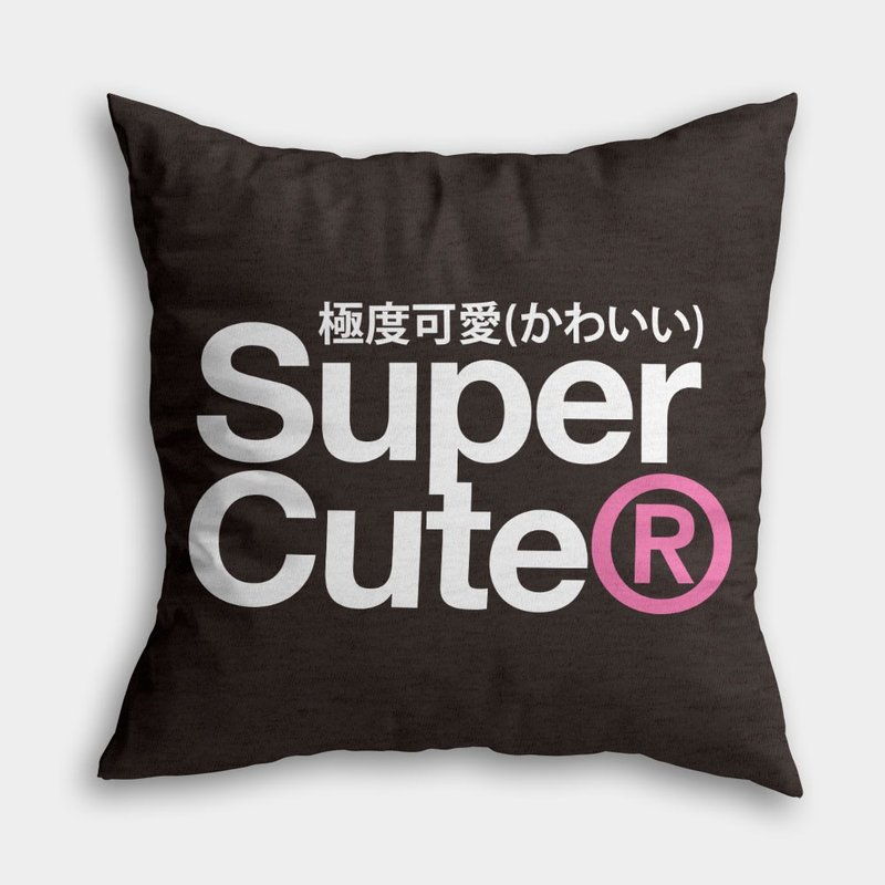 圣诞节交换礼物推荐 iPillow SuperCute极度可爱 PIL-011 - 枕头/抱枕 - 棉．麻 黑色