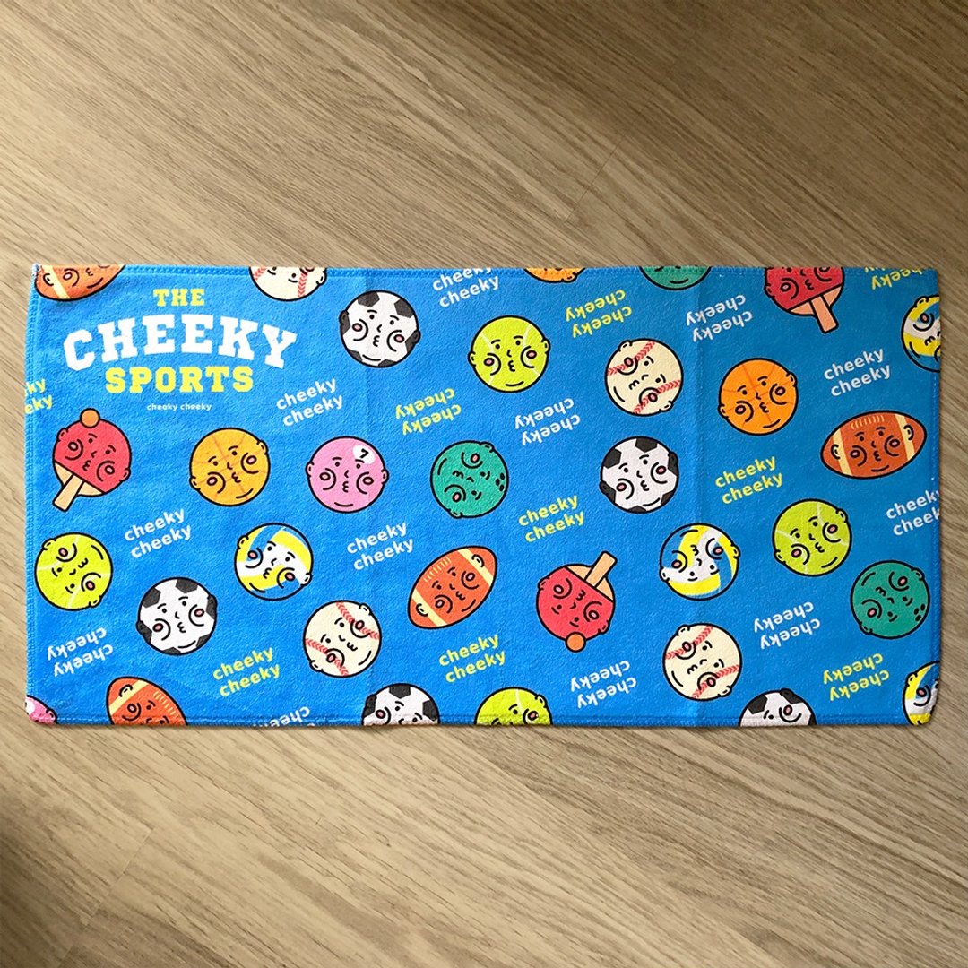 cheeky cheeky 厚面子 THE CHEEKY SPORTS 运动系列 运动毛巾 - 毛巾浴巾 - 塑料 白色