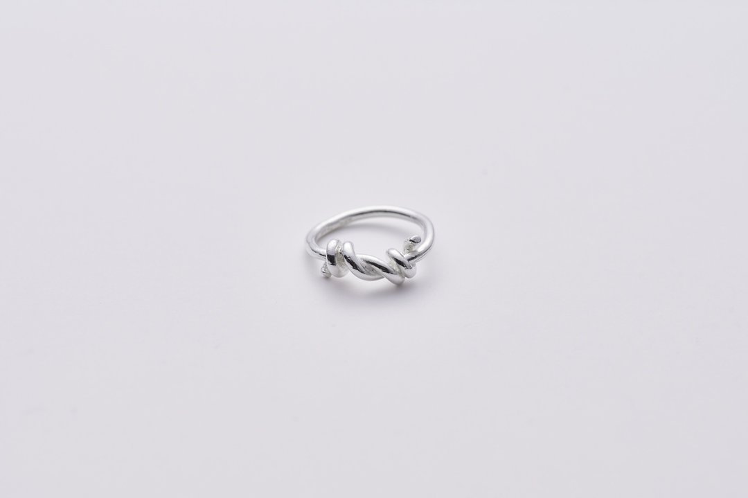 缠绕 Twine Ring - 戒指 - 纯银 