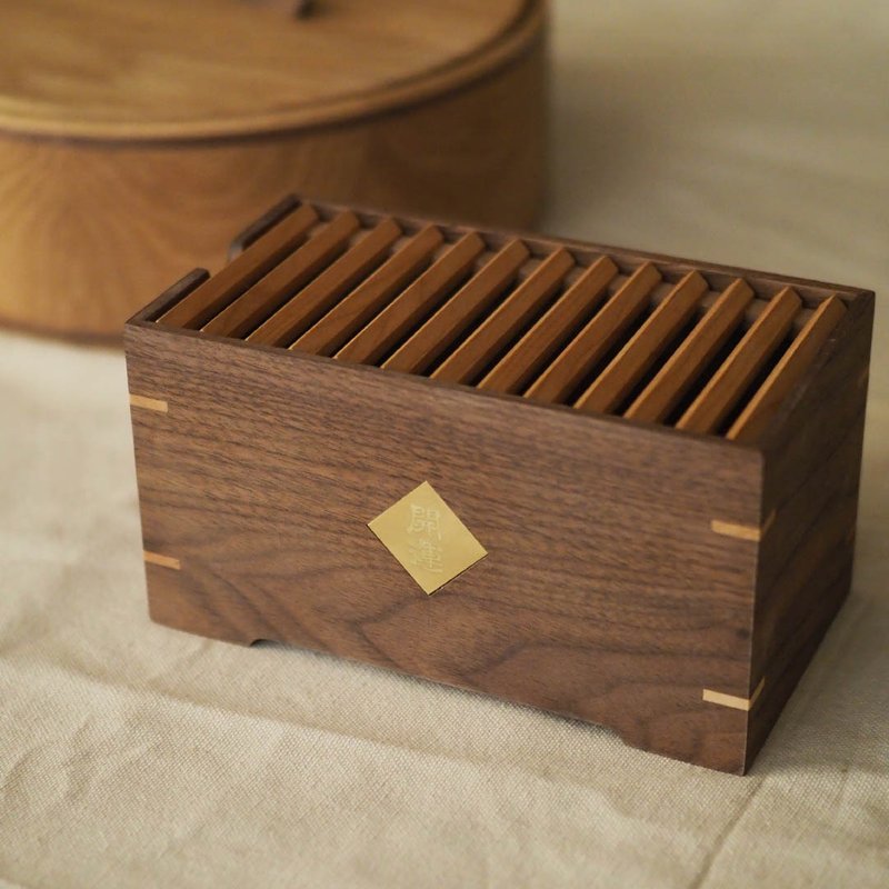 【开运】招福祈愿钱箱 Japanese Coin Bank - 储蓄罐 - 木头 卡其色