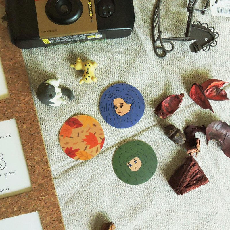 |生活特集| 季节与发型 - 贴纸 - 纸 