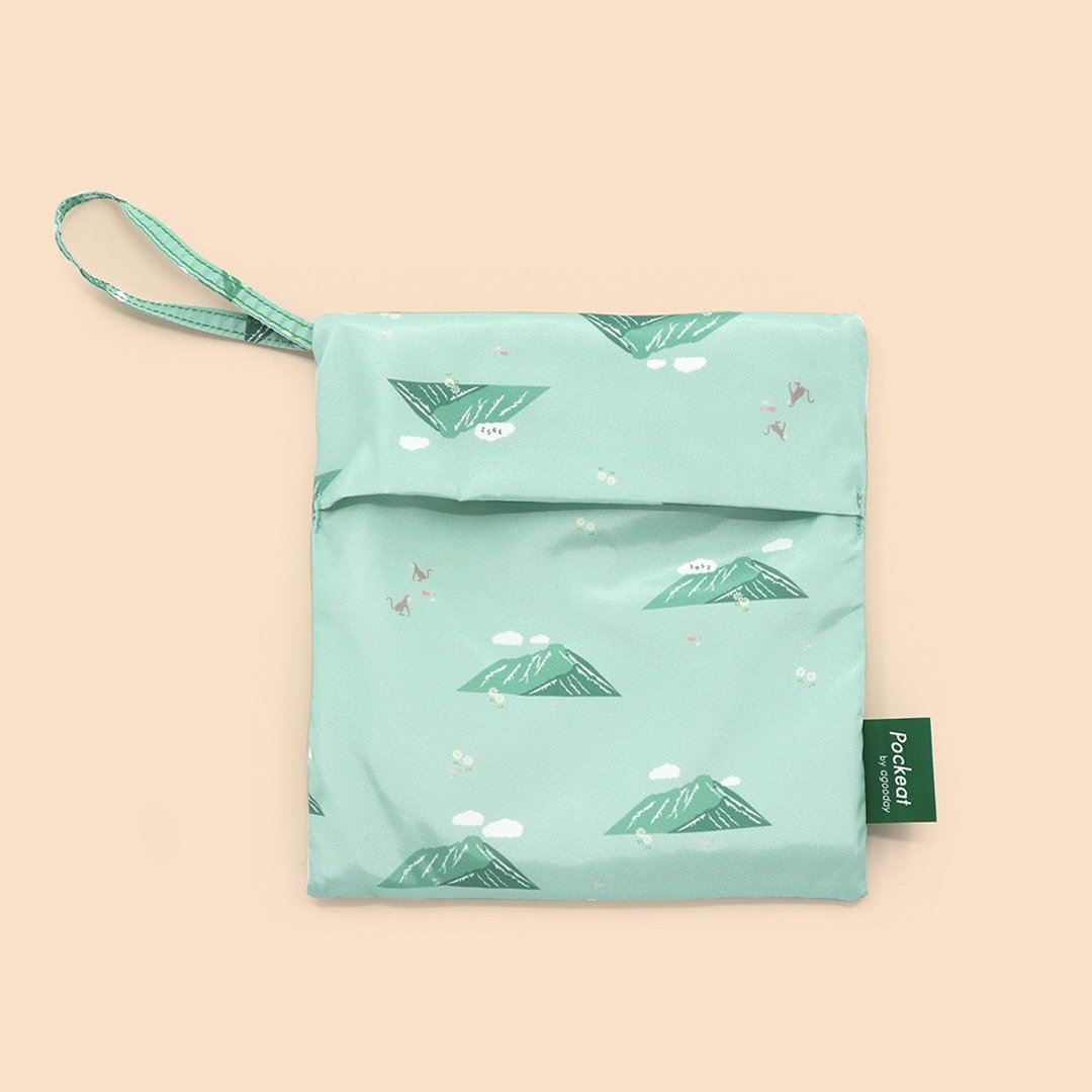 好日子 | Pockeat 小吃袋-玉山 - 便当盒/饭盒 - 塑料 绿色