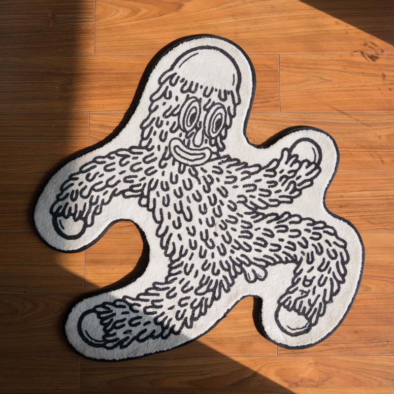 毛怪 系列地毯 - 地垫/地毯 - 聚酯纤维 黑色