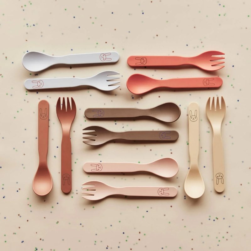 OYOY Pullo 儿童环保餐具组 / 汤叉 - 儿童餐具/餐盘 - 硅胶 多色