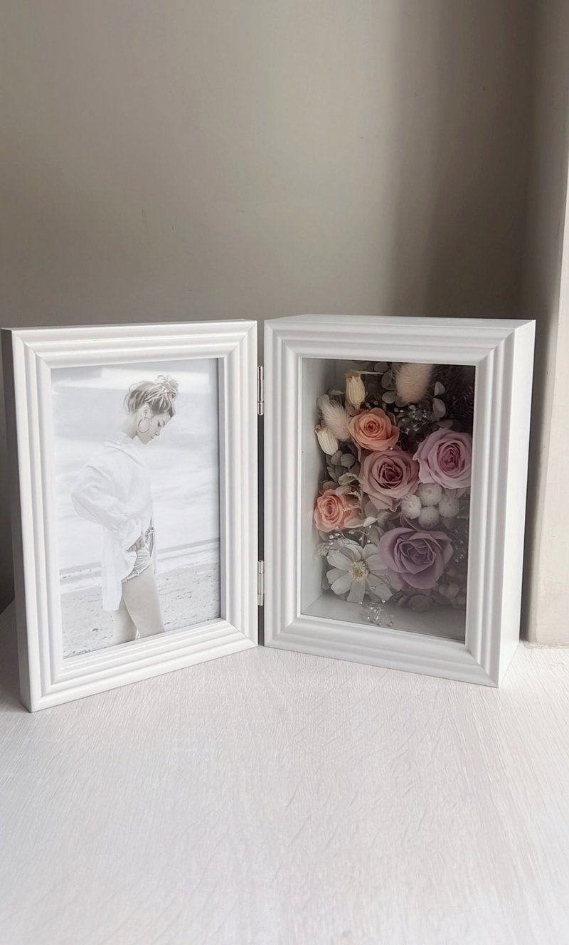 永生花相框4X6寸照片版 - 干燥花/捧花 - 植物．花 