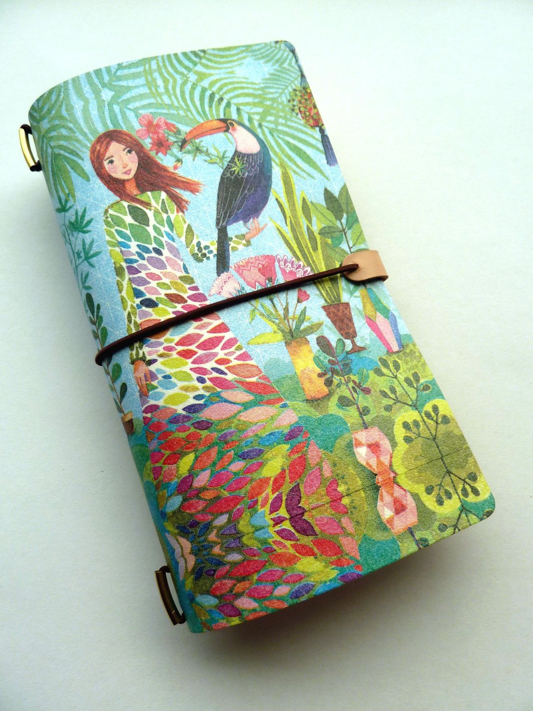 植鞣牛革 手帐封面-Midori Traveler's Notebook 旅人笔记本 适用 - 书衣/书套 - 真皮 