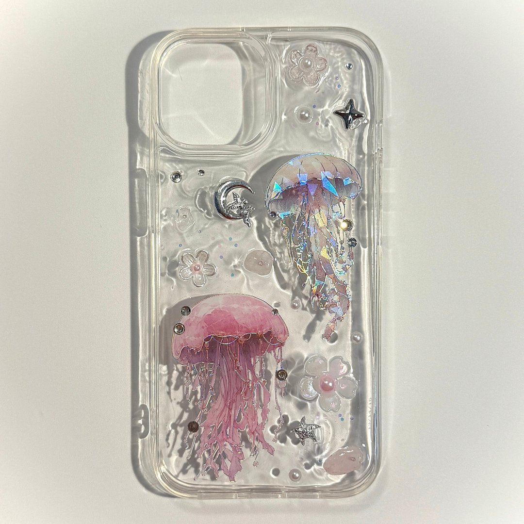 粉色水母手机壳 - 手机壳/手机套 - 其他材质 