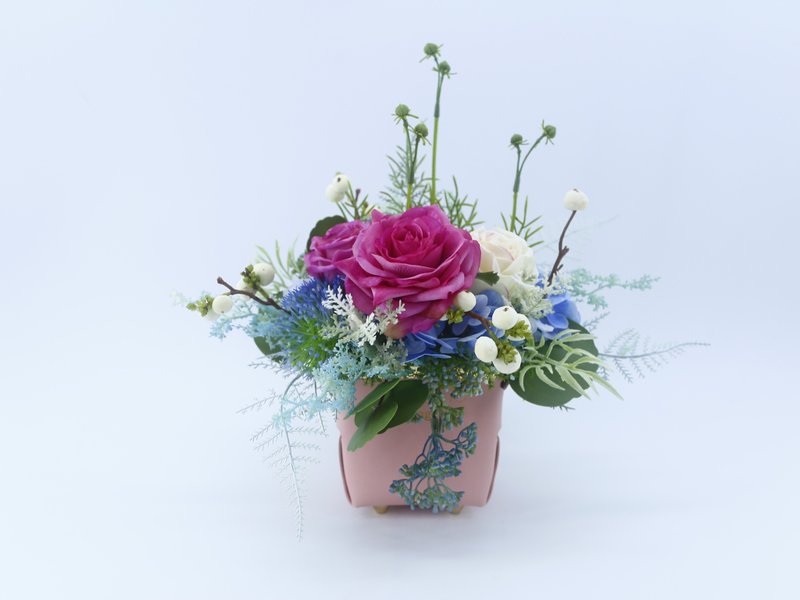 紫玫瑰秋菊果香氛花礼/入厝礼/开幕/乔迁/送礼/植栽 - 植栽/盆栽 - 其他材质 紫色