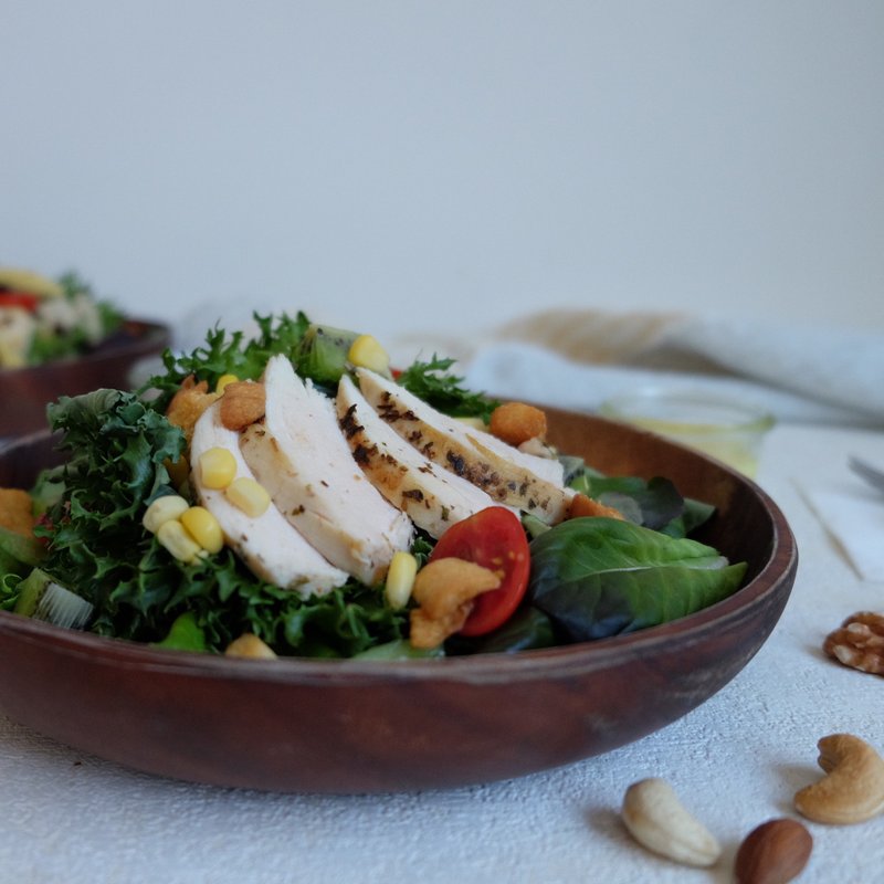 【防疫美食】  好食沙拉・义式嫩煎鸡肉凯萨沙拉 - 熟食小吃 - 新鲜食材 绿色