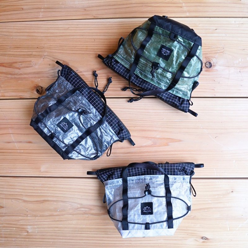 可选颜色【迷你登山者斜背包 XS】/ 登山・健行・露营・音乐祭・户外活动・侧背包・托特包・slowhike・防水・轻量 - 侧背包/斜挎包 - 环保材料 黑色