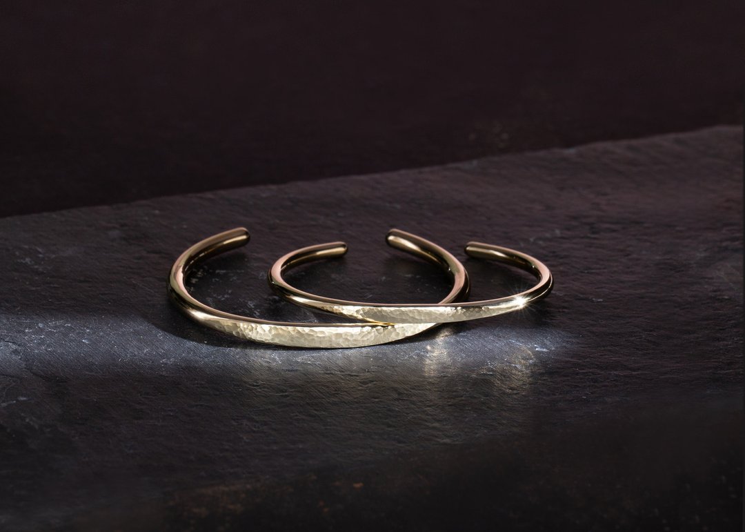 经典目眼 铜质手环 Eye Cuff Copper Bangle - 手链/手环 - 铜/黄铜 金色