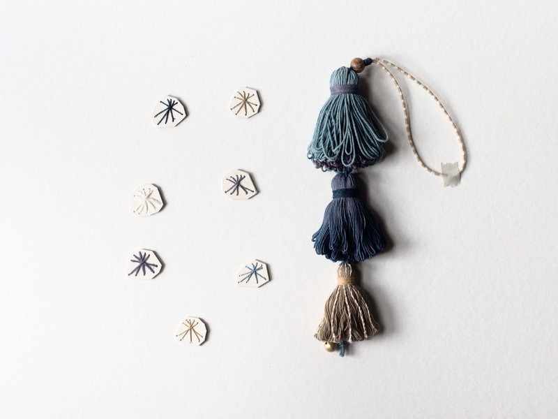 Sea coral. Skains to Tassels Bag Charm - 其他 - 棉．麻 
