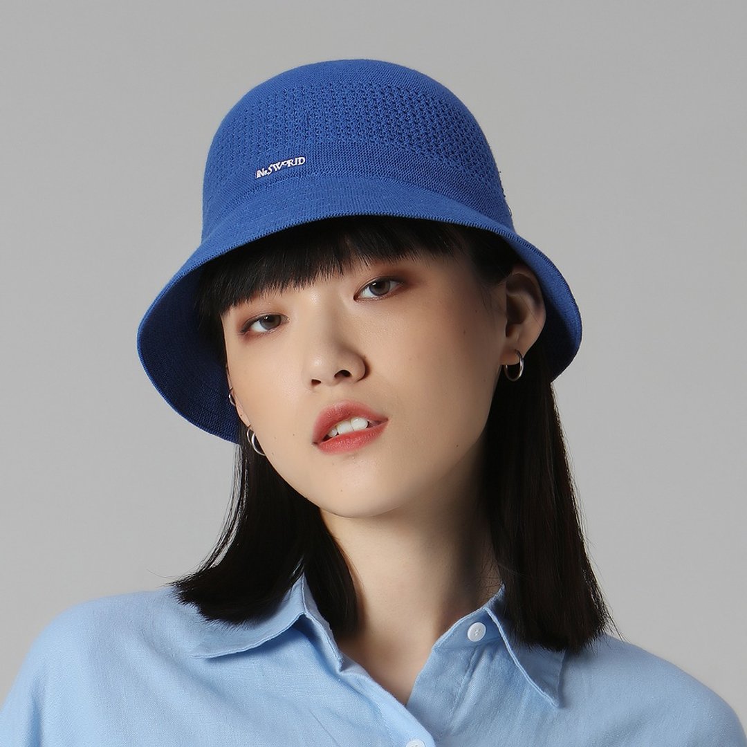 五折出清 渔夫帽 悉心界 双色休闲定型盆帽-蓝色 【INRSWORLD】 - 帽子 - 棉 蓝色