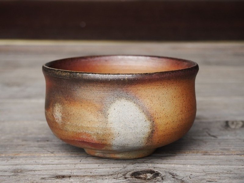 Bizen matcha bowl ___ 041 - 茶具/茶杯 - 陶 咖啡色