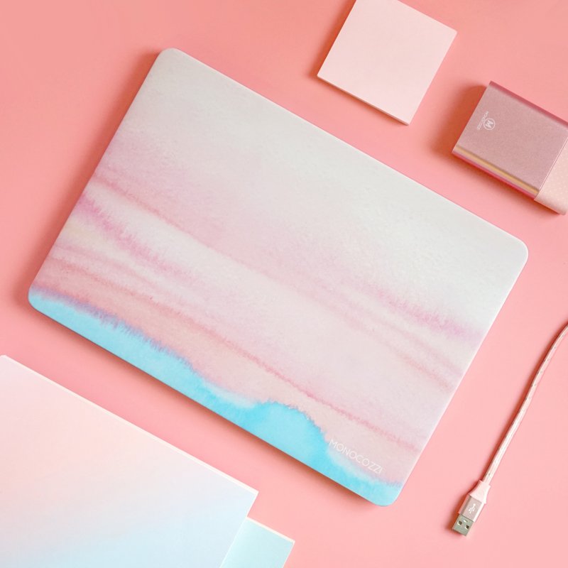 MacBook Pro13 w/USB-C 2016/2019 图案保护硬壳 - 水彩纹 - 平板/电脑保护壳 - 其他材质 粉红色