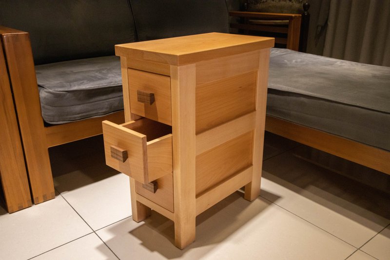 【非木不可】实木薄型边柜 - 其他家具 - 木头 咖啡色