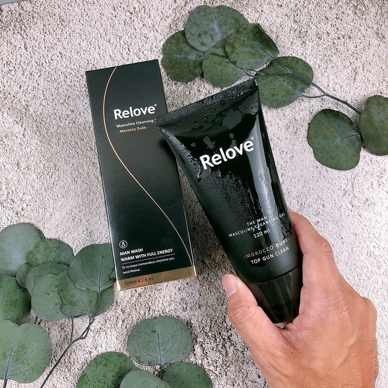 Relove 男性私密清洁凝露120ml－温感 凉感 两款可选 - 男性清洁护肤品 - 其他材质 黑色