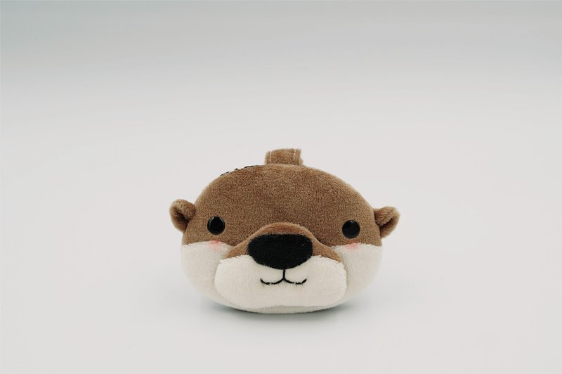 Bucute海獭护身符.御守套.平安符袋/宝宝专用/手工制作/ - 满月礼盒 - 聚酯纤维 咖啡色