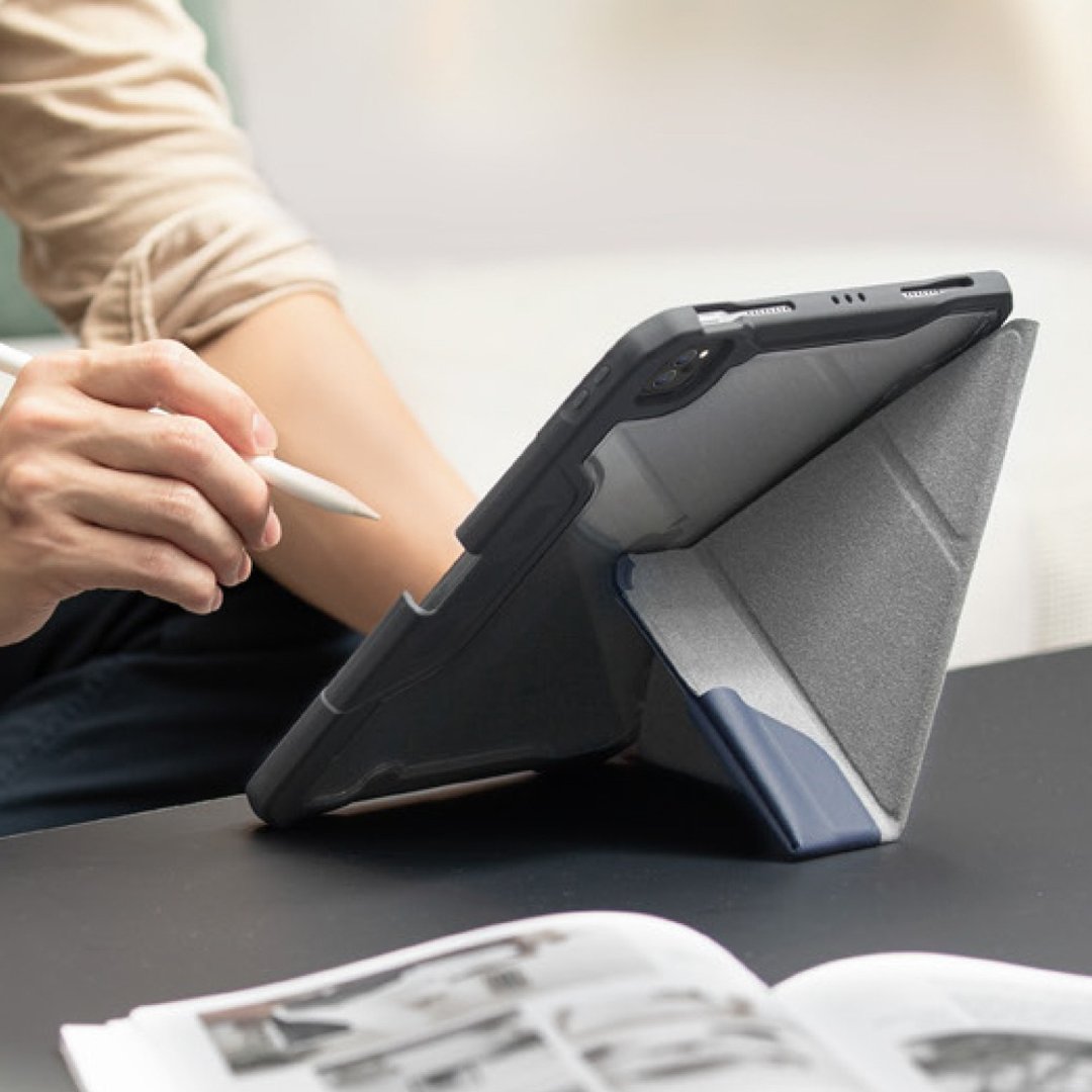 iPad Pro 11寸 3代 Trexa抗菌磁吸带笔槽平板保护套 - 平板/电脑保护壳 - 其他材质 黑色