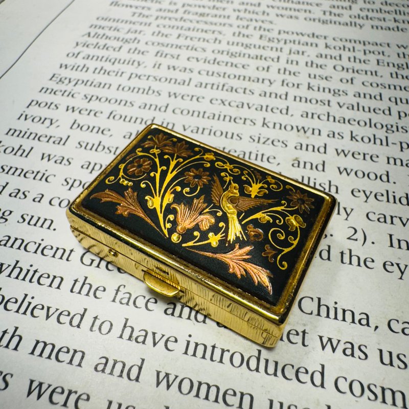 西班牙大马士革双色花鸟小盒 - 其他 - 其他金属 