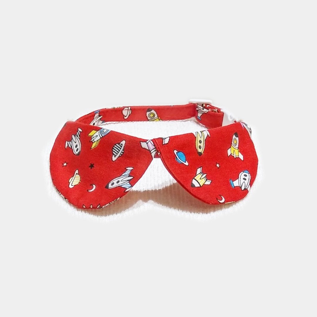 Ella Wang Design Peter Pan Collar 宠物 圆领 颈圈  太空 外星 - 项圈/牵绳 - 棉 多色