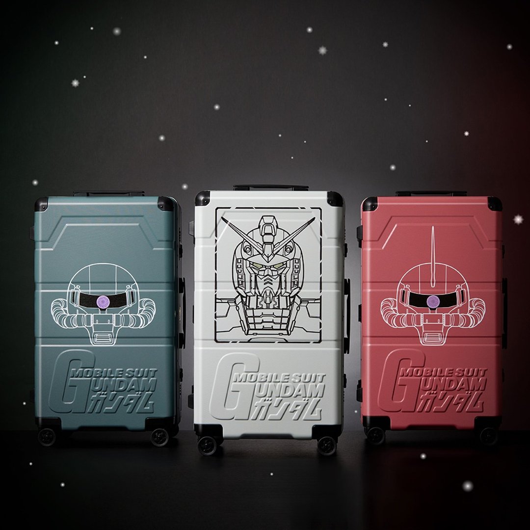 【MOBILE SUIT GUNDAM】机动战士钢弹26寸细铝框胖胖行李箱(三色) - 行李箱/行李箱保护套 - 塑料 多色