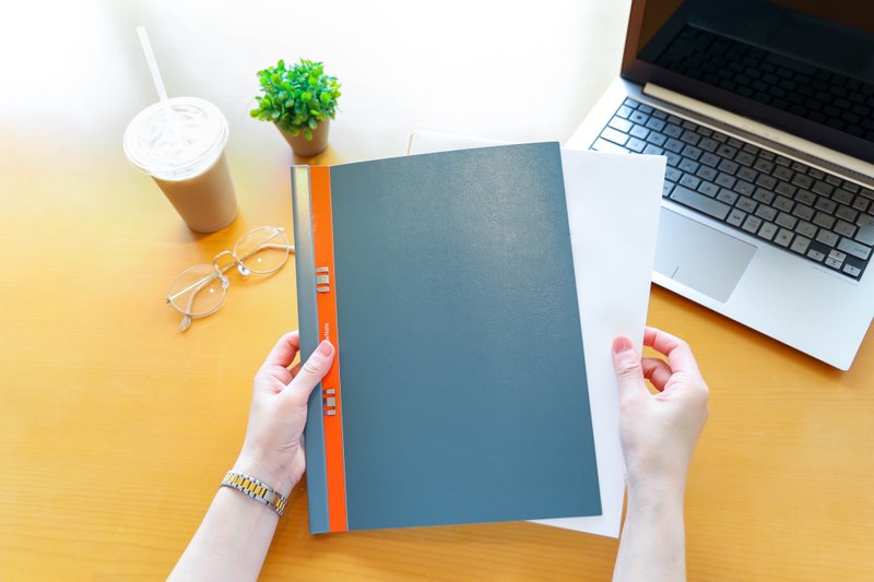 Slide Note SlideNote A4 尺寸无孔活页活页夹 - 笔记本/手帐 - 塑料 灰色