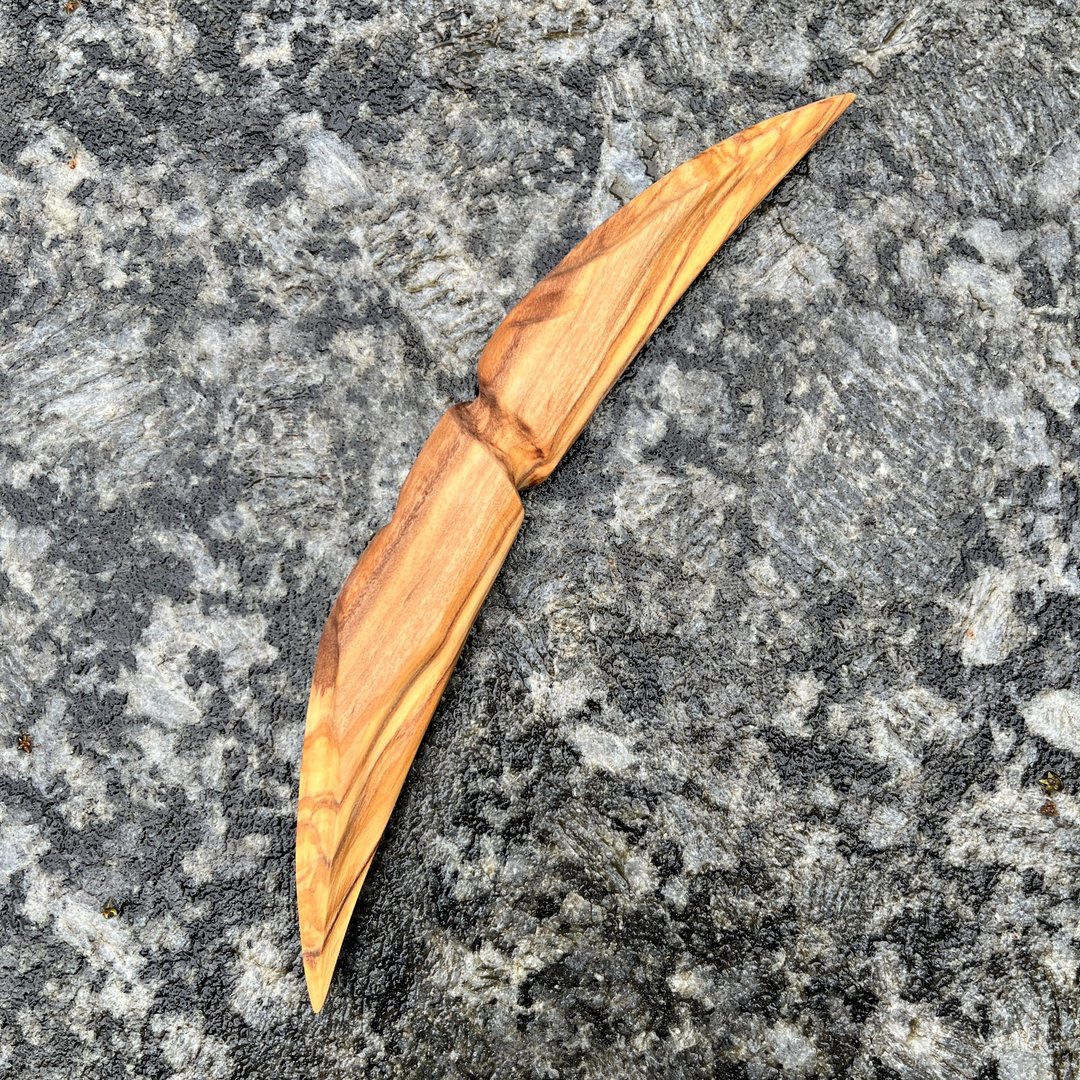我贩剑　妖刀　雷倚勾　手工木剑　艺术木剑　魔剑纸镇 - 摆饰 - 木头 咖啡色