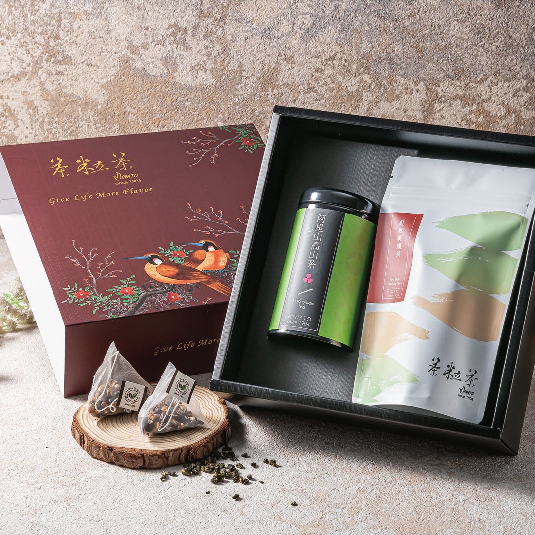 【茶粒茶】品味小资礼盒 原片茶+三角茶包 - 茶 - 新鲜食材 橘色