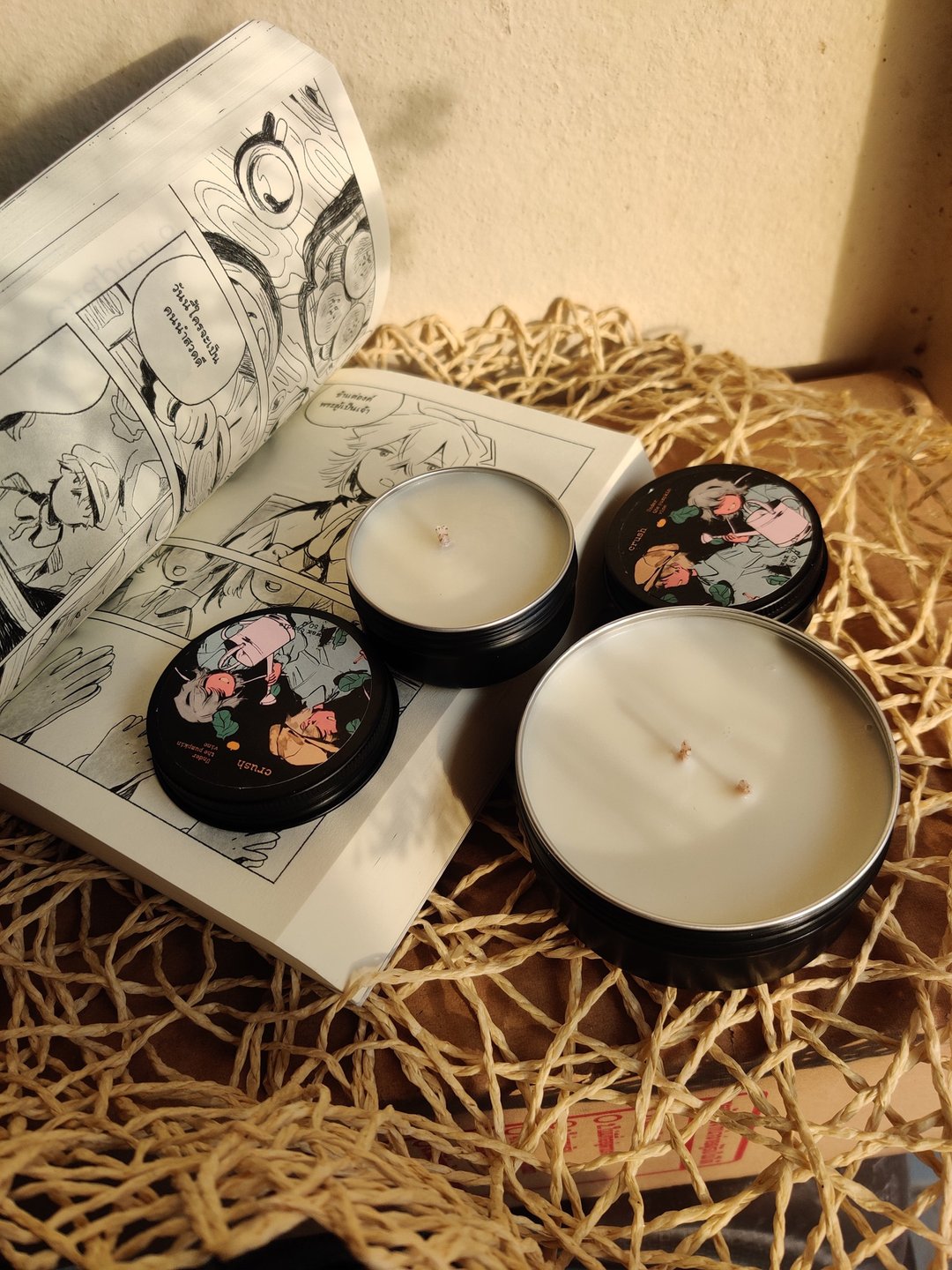 Under the pumpkin vine candle - 蜡烛/烛台 - 其他材质 