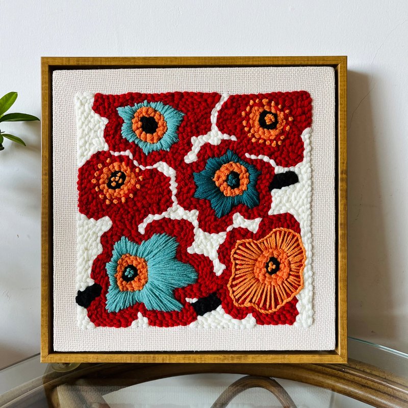 戳戳绣手工毛线绣装饰画 家居装饰画 编织挂画 家居礼物 - 海报/装饰画/版画 - 聚酯纤维 多色