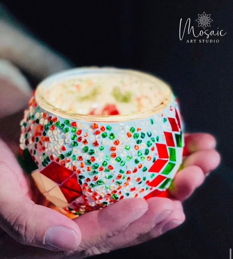 台南快闪圣诞场 | 打造自己的马赛克灯 -  2025 最美礼物 - 陶艺 - 玻璃 