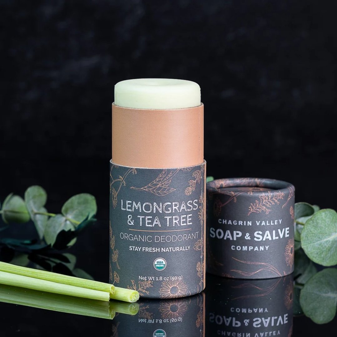 有机天然体香膏/茶树柠檬草/体香棒/腋下止汗除臭/约44.5mL - 香水/香膏 - 植物．花 黄色