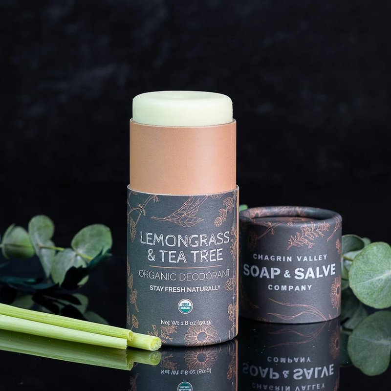 有机天然体香膏/茶树柠檬草/体香棒/腋下止汗除臭/约44.5mL - 香水/香膏 - 植物．花 黄色
